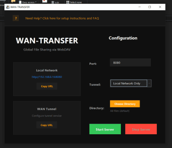 WAN-Transfer скриншот № 1