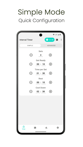 Interval Timer: Workout, HIIT скриншот № 1