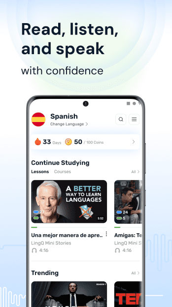 LingQ скриншот № 1