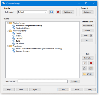 WindowManager скриншот № 1