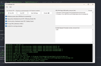 EcoMode скриншот № 1