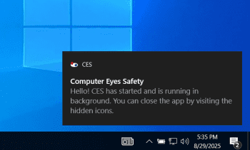Computer Eyes Safety скриншот № 1
