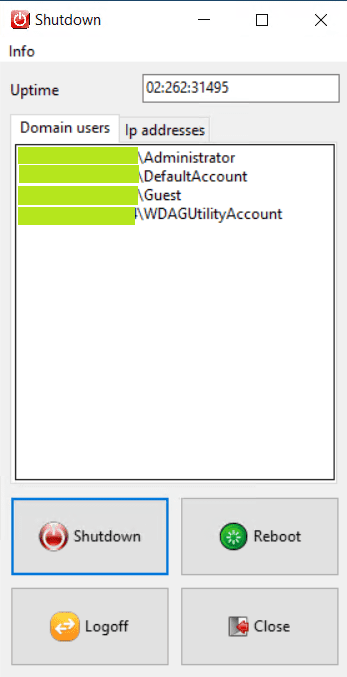 Shutdown скриншот № 1