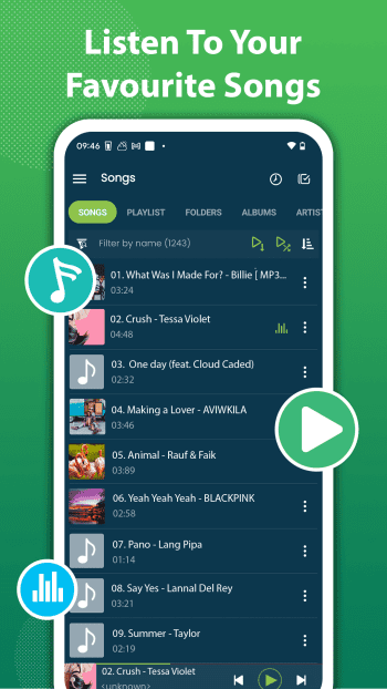 Music Player скриншот № 1