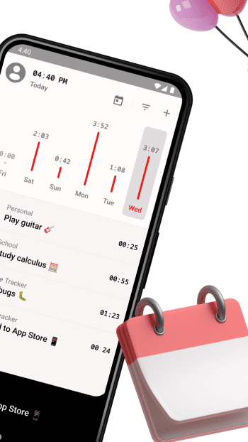 Time Tracker - Pomodoro скриншот № 1