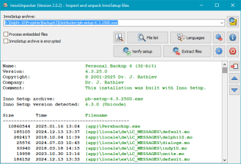 InnoUnpacker скриншот № 1