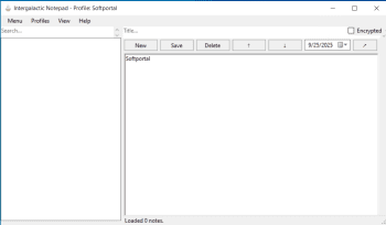 Intergalactic Notepad скриншот № 1