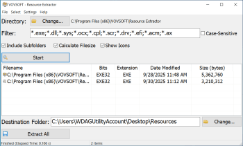 Resource Extractor скриншот № 1