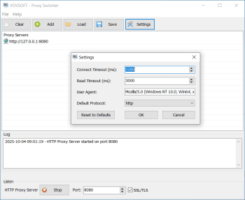 Proxy Switcher скриншот № 1