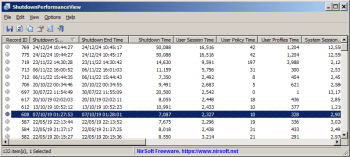 ShutdownPerformanceView скриншот № 1