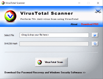 VirusTotalScanner скриншот № 1