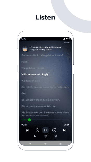 LingQ: Learn German скриншот № 1