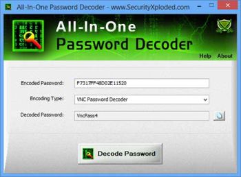 All-In-One Password Decoder скриншот № 1