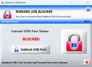Windows USB Blocker скриншот № 1