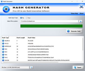 Hash Generator скриншот № 1