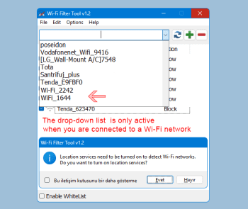 Wi-Fi Filter Tool скриншот № 1