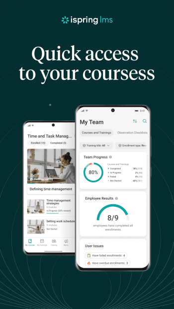 iSpring LMS скриншот № 1