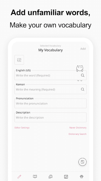 VoCat - My Own Vocabulary скриншот № 1