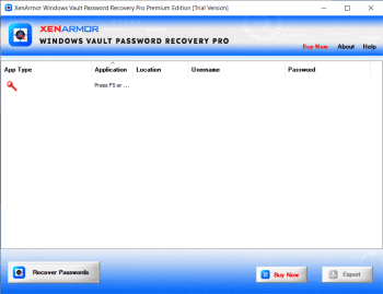 Network Password Decryptor скриншот № 1