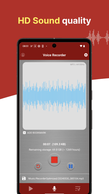 Voice recorder скриншот № 1