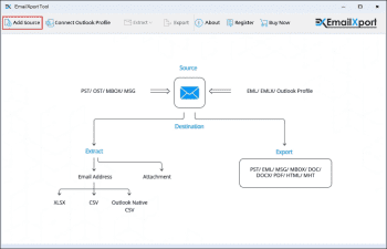 EmailXport Tool скриншот № 1