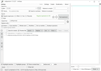 dnGREP скриншот № 1