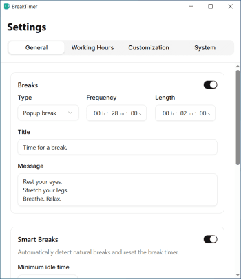 BreakTimer скриншот № 1