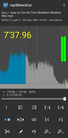mp3DirectCut скриншот № 1