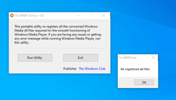 Fix WMP Utility скриншот № 1