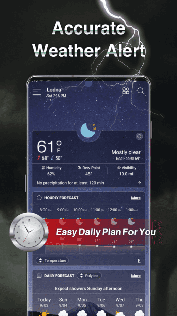 Weather Forecast & Widget скриншот № 1