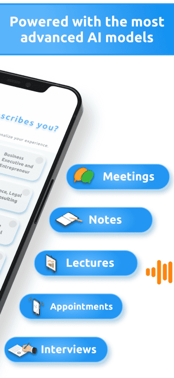 AI Transcribe Speech to Text скриншот № 1