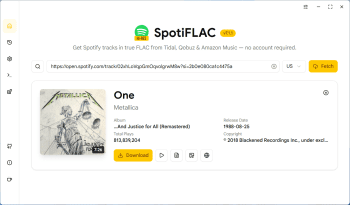 SpotiFLAC скриншот № 1