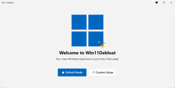 Win11Debloat скриншот № 1