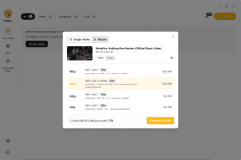VidBee скриншот № 1
