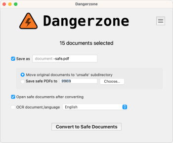 Dangerzone скриншот № 1