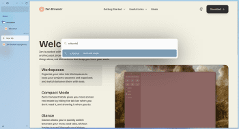 Zen Browser скриншот № 1