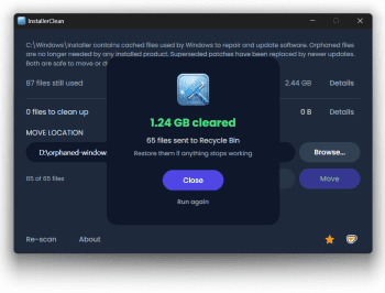 InstallerClean скриншот № 1