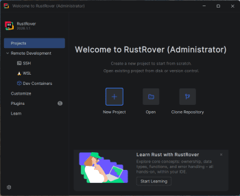 RustRover скриншот № 1
