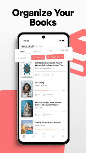 Bookshelf скриншот № 1