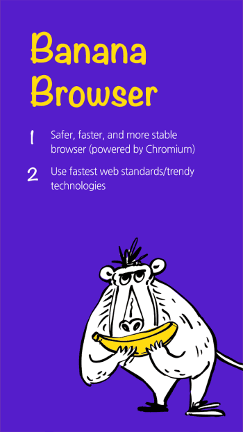 Banana Browser скриншот № 1