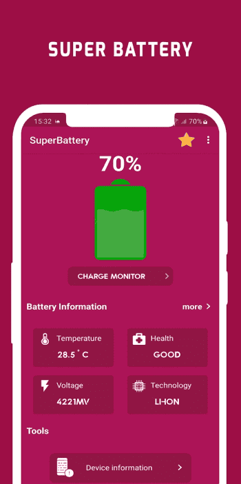 SuperBattery скриншот № 1