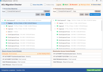 ACL Migration Checker скриншот № 1