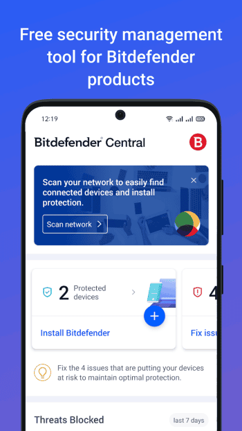Bitdefender Central скриншот № 1