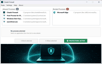 Citadel Firewall скриншот № 1