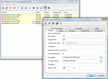 FireDaemon Pro скриншот № 1