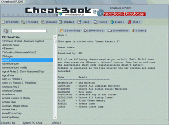 CheatBook Issue скриншот № 1