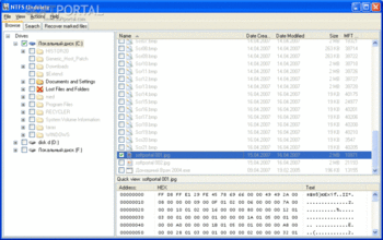 NTFS Undelete скриншот № 1