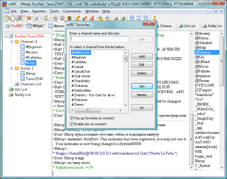 download the last version for android mIRC 7.75