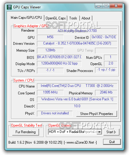 gpu caps viewer windows 7 32 bit