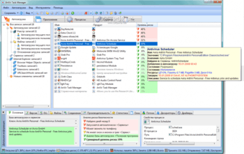 AnVir Task Manager скриншот № 1